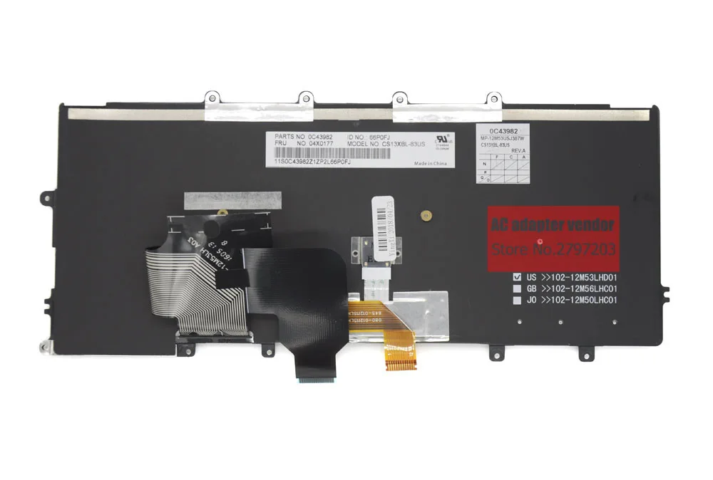 

NEW Replace FOR LENOVO Thinkpad X240 X240S X250 X260 X230S X270 laptop Built-in keyboard