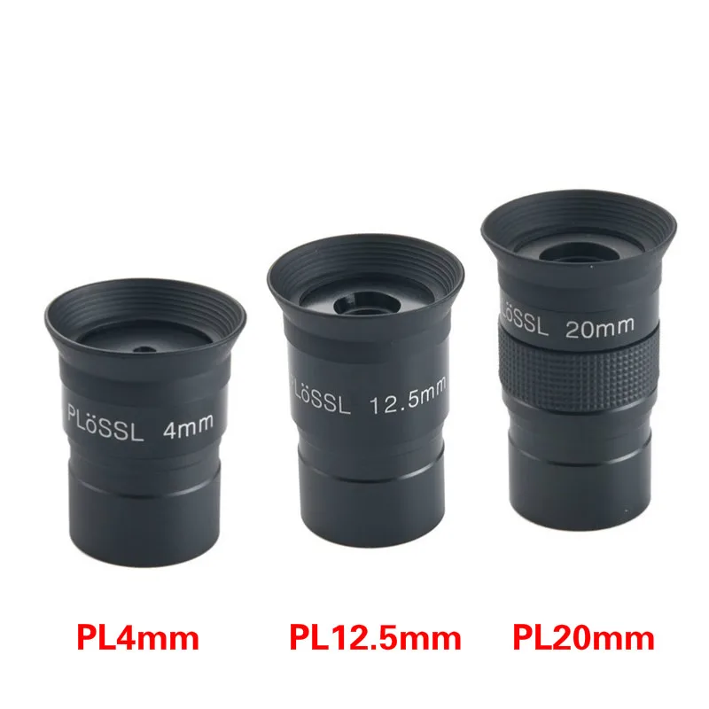 4mm 12.5mm 20mm 3 шт./компл. комплект окуляра FMC 1,2" 4/12. 5/20 мм Plossl металлический окуляр для Профессиональный астрономический телескоп Монокуляр Запчасти Лидер продаж - Цвет: 4mm 12.5mm 20mm