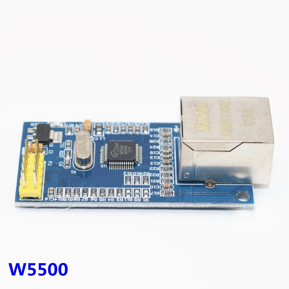 W5500 сетевой модуль Ethernet аппаратное TCP/IP 51/STM32 микроконтроллер программы по W5100