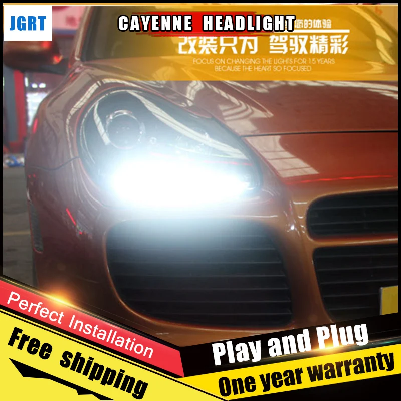 JGRT автомобильные стисветодиодный ные фары для Porsche Cayenne 2004-2006 светодиодный