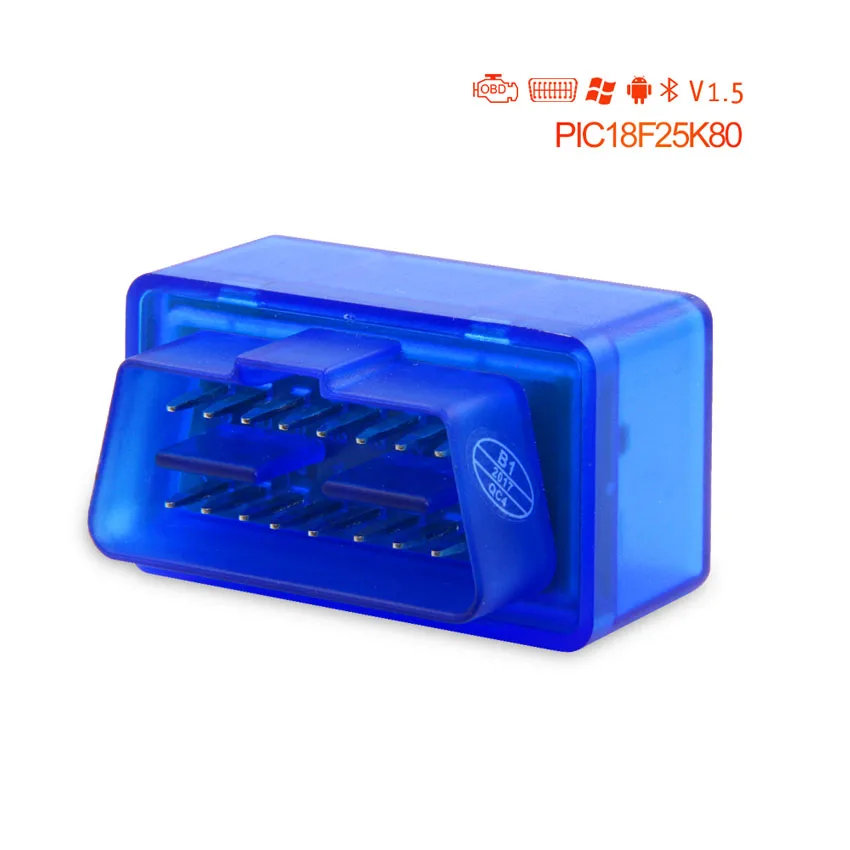 MINI Blue ELM327 V1.5 wifi Bluetooth USB PIC18F25K80 чип OBD OBD2 диагностический считыватель кода сканер ELM 327 V1.5 OBD2 для Android/IOS/PC - Цвет: MINI Blue