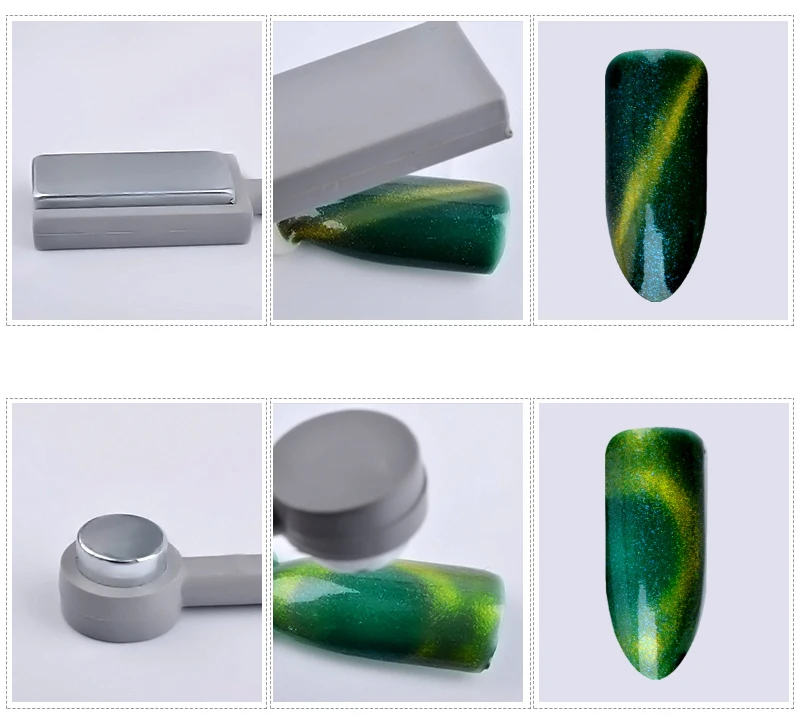 1 шт. двойная головка 2 способа кошачий глаз сильный эффект магнит 3D наконечники