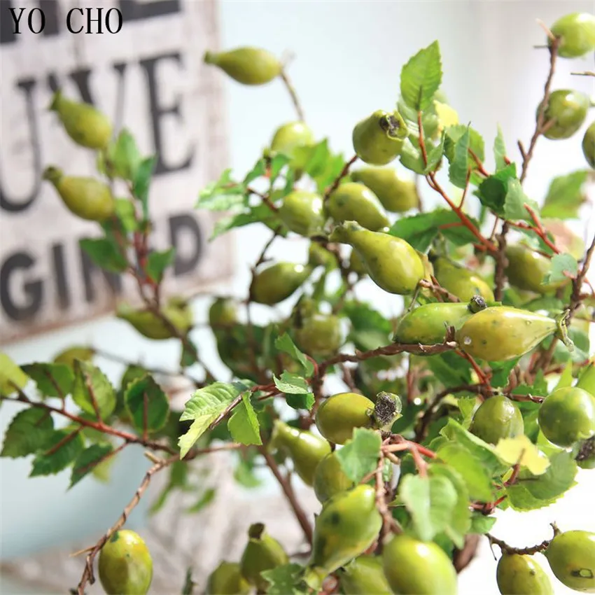 Йо Чо украшения для дома стола фруктов Рождественское украшение искусственный