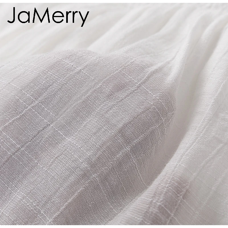 JaMerry, винтажный, сексуальный, с открытыми плечами, женский комбинезон, летний, с кисточками, белый, пояс, размера плюс, комбинезон, для отдыха, пляжа, комбинезон