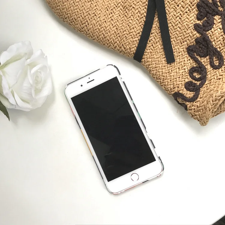 Роскошный чехол для телефона в Корейском стиле с белыми цветами iPhone 7 Puls 6 6S 8 X XS Max