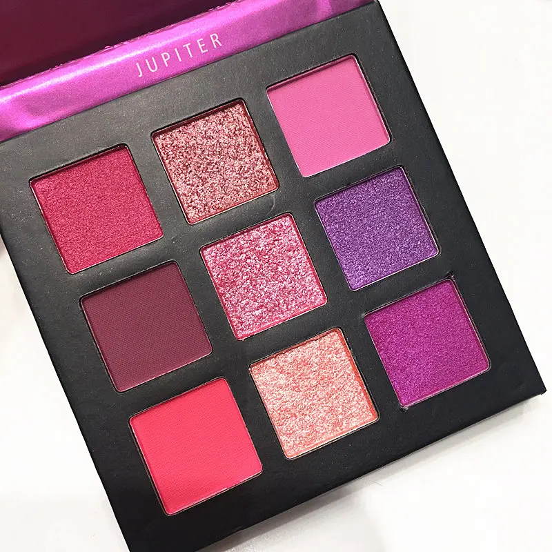 Beauty Glazed 9 блестящих теней для век Палетка макияжа тени долговечные легко носить