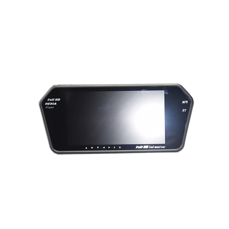 QUIDUX Новый 7 дюймов Зеркало Заднего Вида HD 800*480 Автомобиля Bluetooth Дисплей с FM MP5 Player