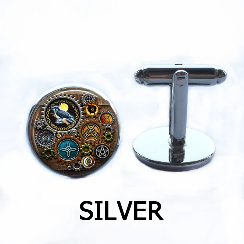 1 пара ожерелье в стиле стимпанк с изображением ведьмаков | Украшения и