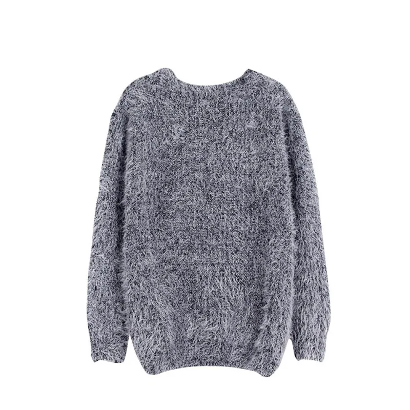 

Fashion Autumn Winter Sweaters Female Soft And Comfortable Warm Slim Mohair Pullovers Long Sleeve Sweaters