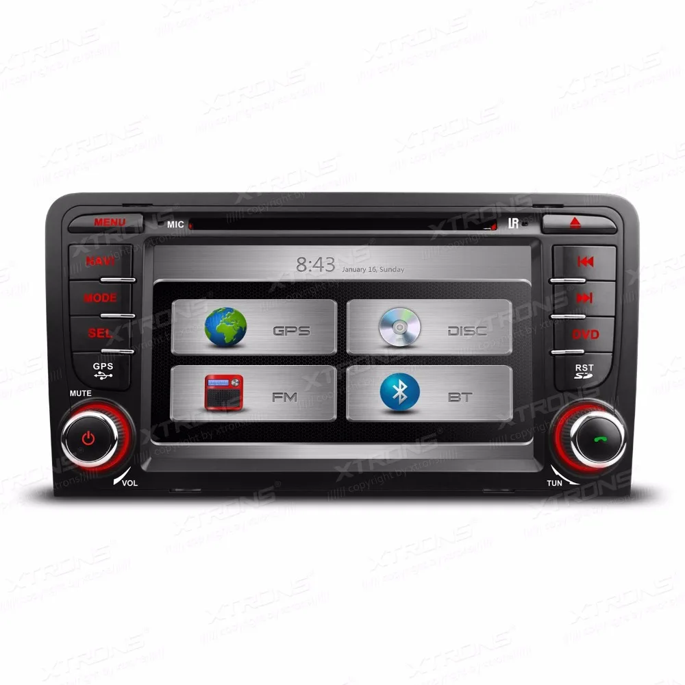 7 &quot2 Din Автомобильный GPS dvd-плеер для Audi A3 сенсорный экран автомобильное радио