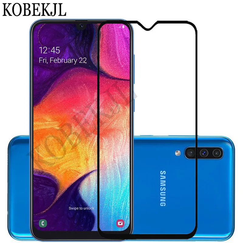 Защитное стекло закаленное для Samsung Galaxy A10 A30 A50 A 10 30 50 A105F A305F A505F|Защитные стёкла и