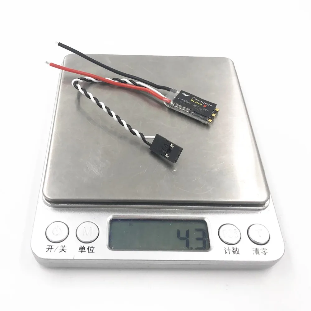 FVT LittleBee Little Bee BLHeli_S ESC DSHOT SPRING 20A BLHeli S контроллер скорости 2 4S для FPV Raing дрона