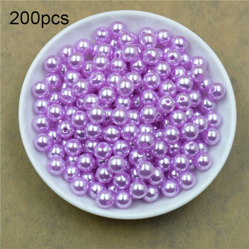 200PCS light purple 15/20 см пены розовой мишкой пресс-форм собака удачи пресс-форм, имитация жемчуга, медвежонок "сделай сам", подарок на день Святого Валентина, свадебное украшение дома - Цвет: 200PCS light purple