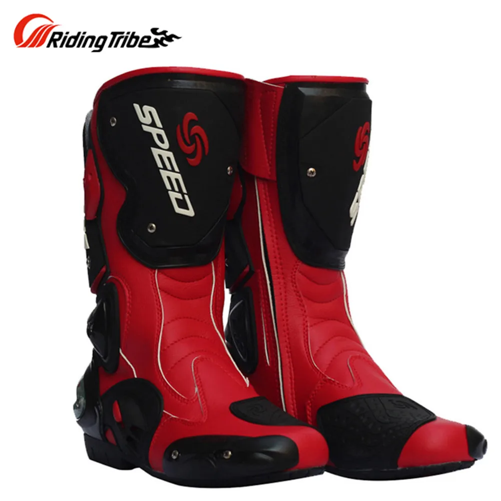 Новинка брендовые мотоциклетные ботинки для верховой езды Botas Moto Racing Botte мужские