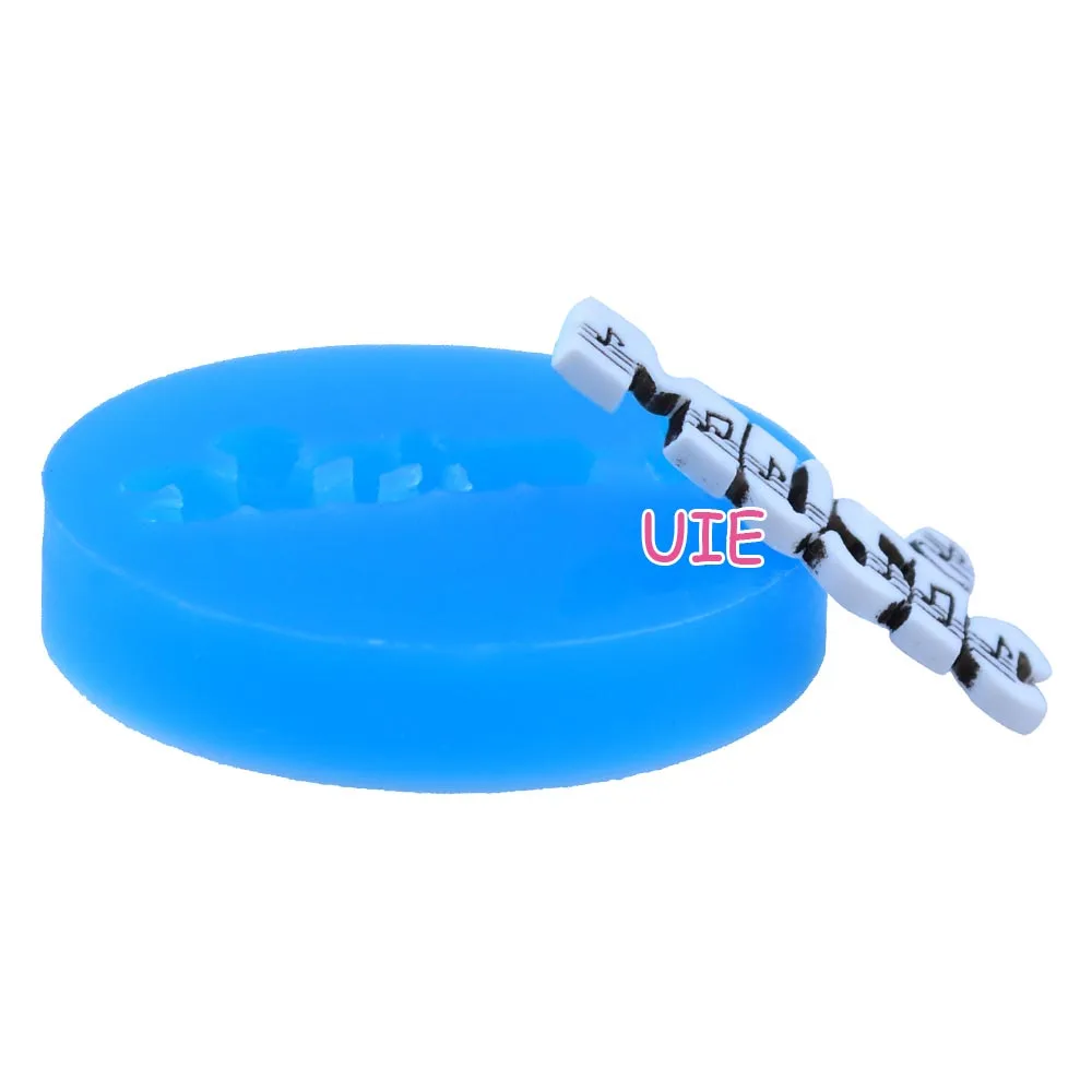 PYL253U 39 2 мм музыкальная силиконовая формочка-для топпера для кексов мастики глины