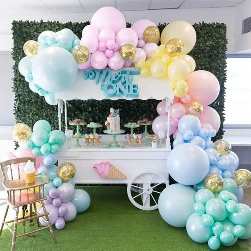50 шт микс 18 дюймов конфеты мгновенной проявки Macaroon латексные шары Свадебные