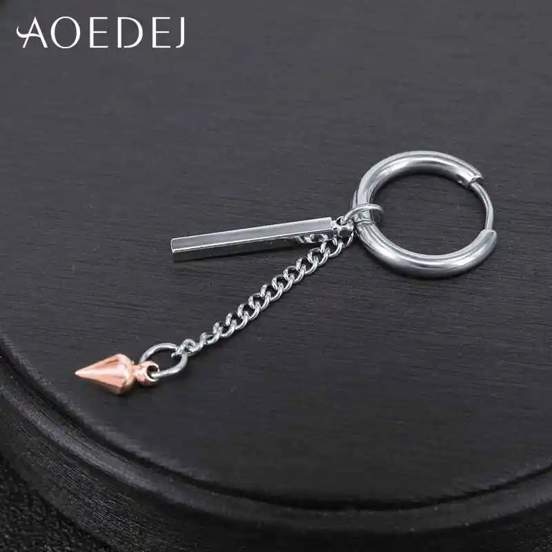 AOEDEJ модные ювелирные серьги корейские серьги Kpop аксессуары для мальчиков Аксессуары для альбомов длинное кольцо с кисточкой серьги