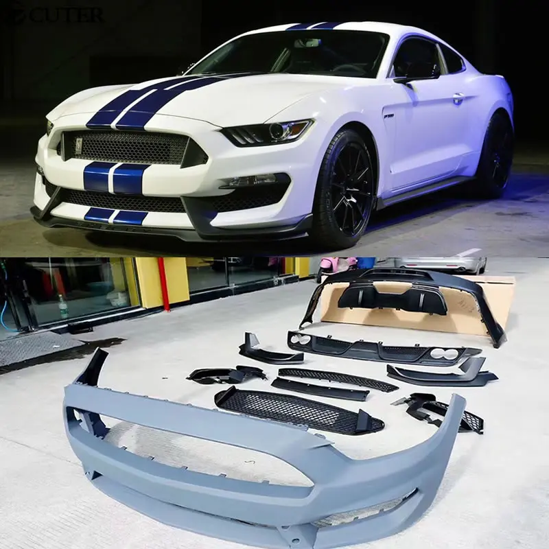GT350 FRP комплект кузова автомобиля Неокрашенный Передний Задний бампер задний