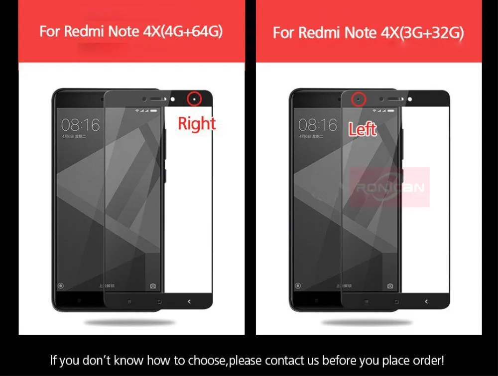 2 шт. для Xiaomi Redmi Note 4X 6 6A S2 полное покрытие Закаленное стекло Защитная пленка