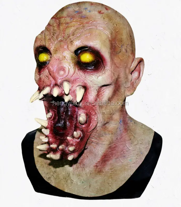 

High Quality Deluxe Terrorist Halloween Latex Vampire Fang Mask