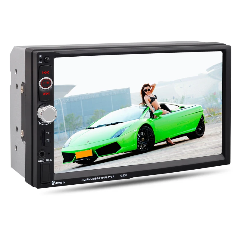 USB/TF/AUX/FM 7 дюймов Зеркало для телефона Android автомобильный Радио MP5 плеер Bluetooth 2 Din