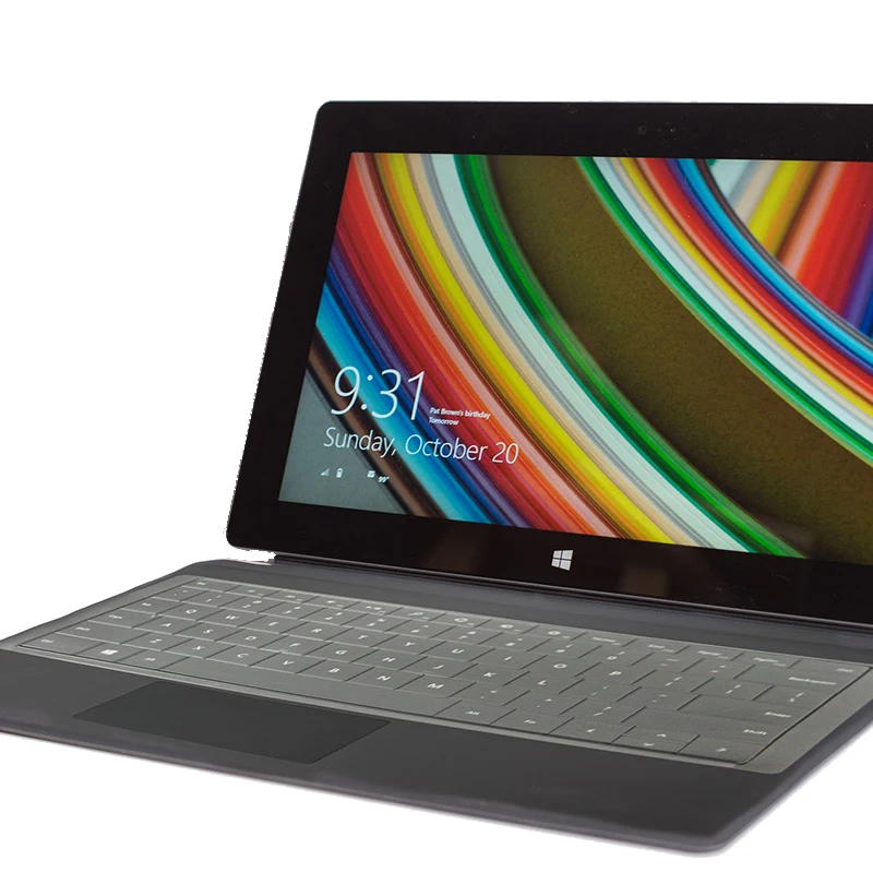 Для Microsoft Surface Pro 3 12 ''Surface Клавиатура для ноутбука Прозрачная силиконовая