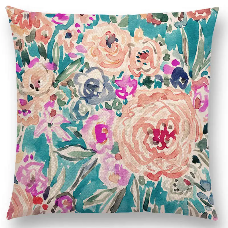 Новые красивые цветы акварельные искусство рай Цветочные сады радость красочная