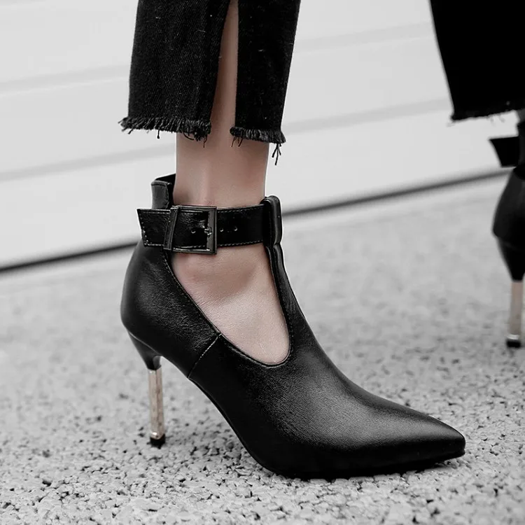 Туфли лодочки женские на высоком каблуке туфли с пряжкой высокий каблук большие