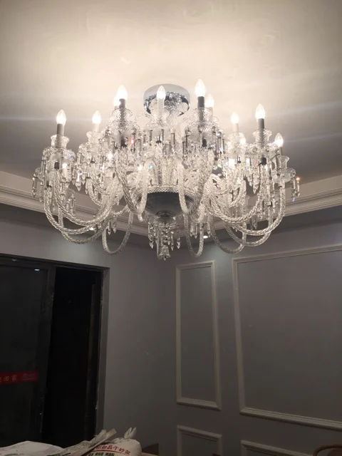 Бальная 24-44 шт. большая Хрустальная люстра для гостиной ресторана отеля |