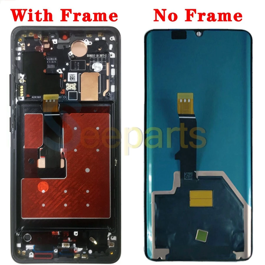 Испытания huawei P30 Pro ЖК-дисплей Сенсорный экран планшета Ассамблеи VOG-L04 VOG-L09 VOG-L29 Дисплей для huawei P30 Pro Дисплей