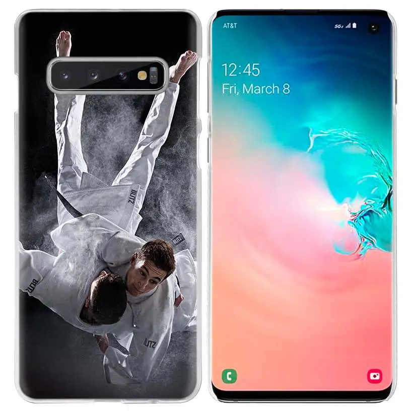 06 Дзюдо тхэквондо чехол для samsung Galaxy S10 5G S10e S9 S8 M30 M20 M10 J4 J6 плюс J8 Note 8 9 прозрачный жесткий чехол из ПК для телефона Coque - Цвет: 06
