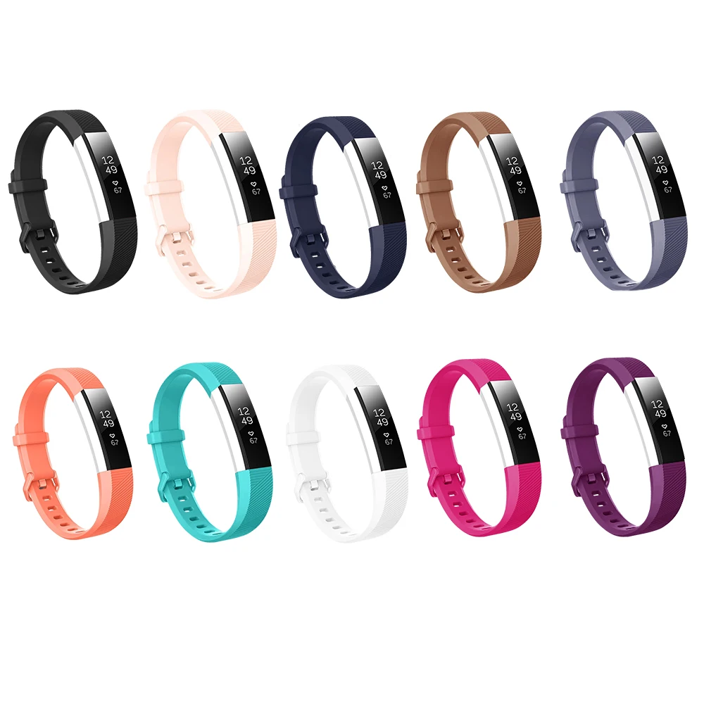 Baaletc Для Fitbit Alta HR/Alta силиконовый ремешок для часов сменный ремешок на запястье силиконовый ремешок Застежка смарт-браслет часы для Fitbit