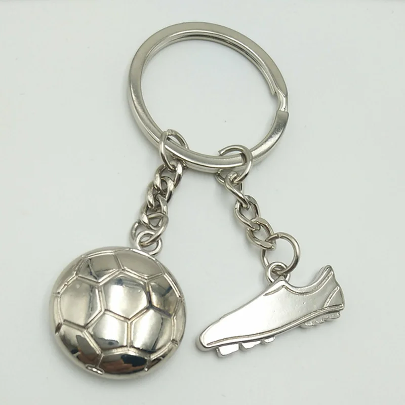 

Hot Explosions Creative Football Shoes Key Chain Ball Game Souvenir Shoes Soccer Key Ring Small Gift Pendant