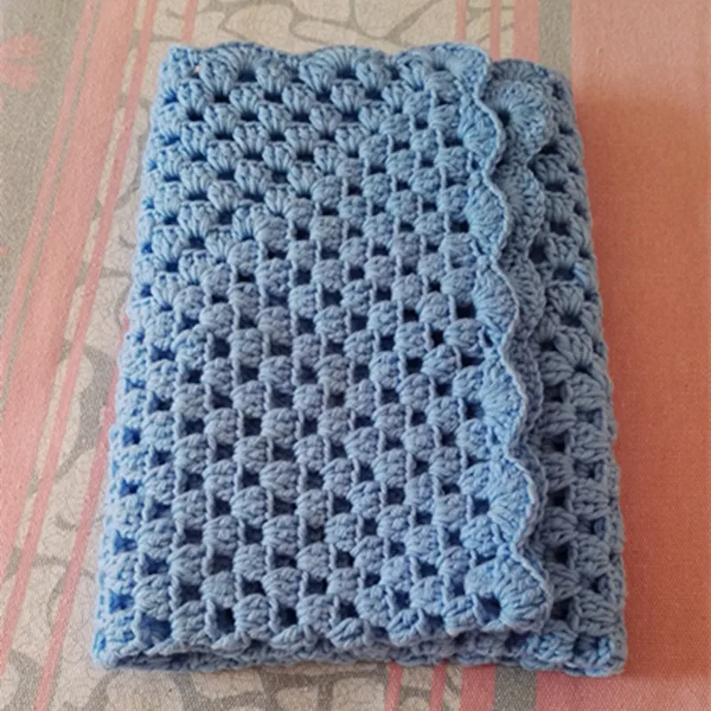 Crochet Baby Blanket Afghan Nursery Bedding Christening Baptism gift deken colcha coperta Babydecke manta couverture | Мать и ребенок