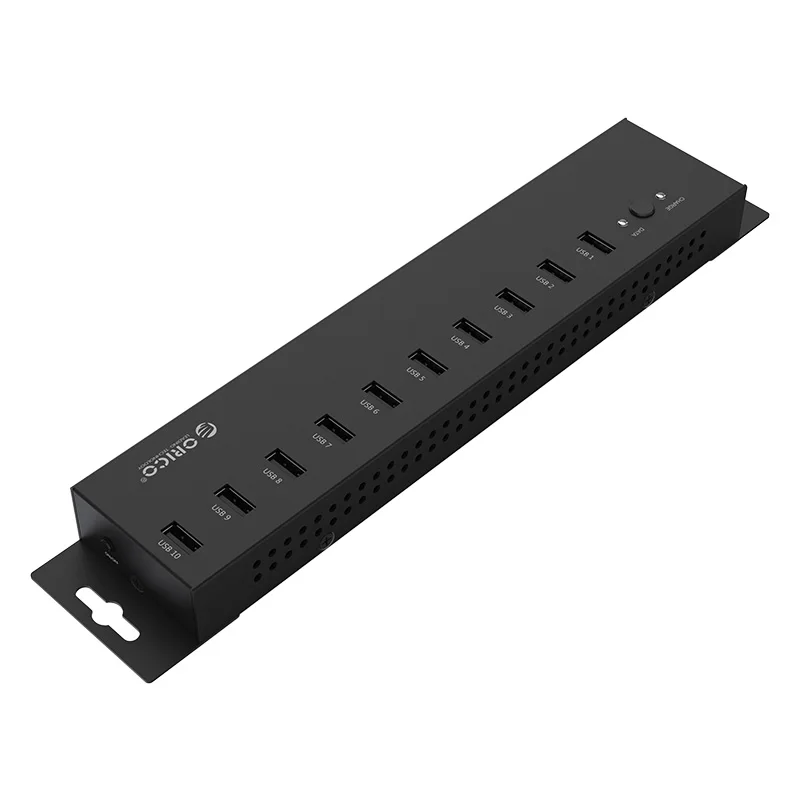 Сталь 10 Порты и разъёмы USB2.0 промышленный центр автономный адаптер питания 12V 5A