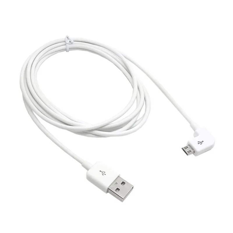 Новый короткий правый угол 90 градусов микро USB быстрое зарядное устройство