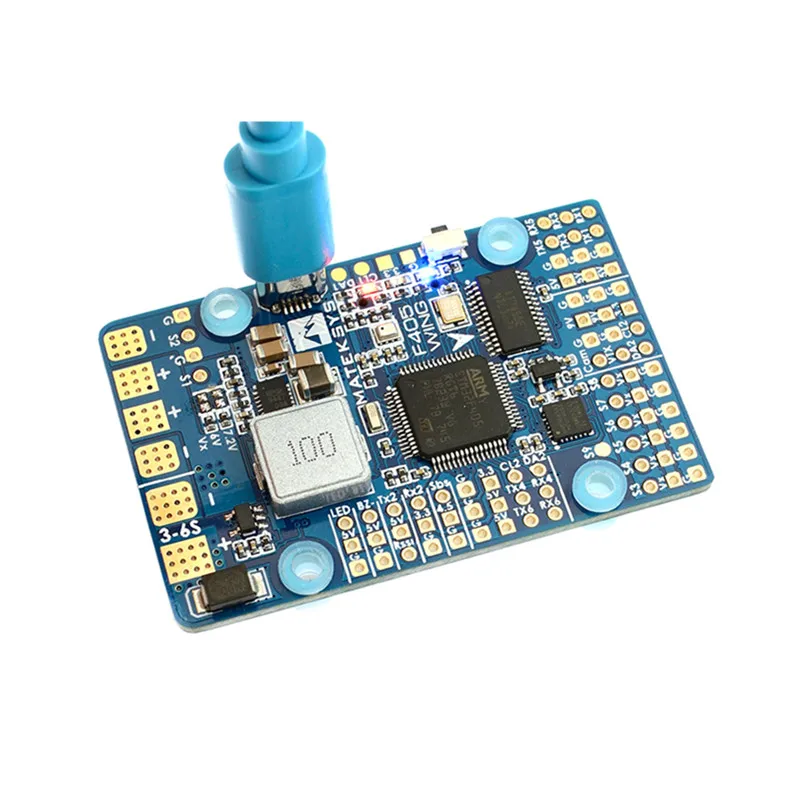 Контроллер полета MATEKSYS F405 WING STM32F405RGT6 BMP280 барометр MicroSD BlackBox Softserial 7 Servos 4 BEC и датчик