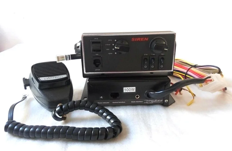 Предупредительная сигнализация выше звезды 100 Вт полицейская сирена усилители с