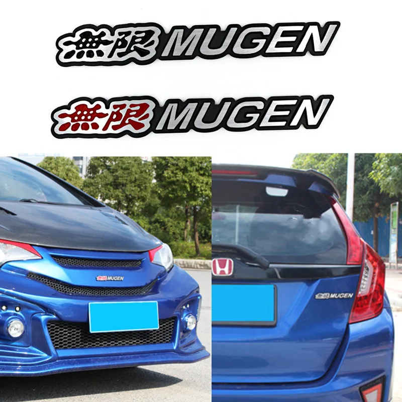 3D логотип Mugen Power автомобильная наклейка эмблема задний значок алюминиевая