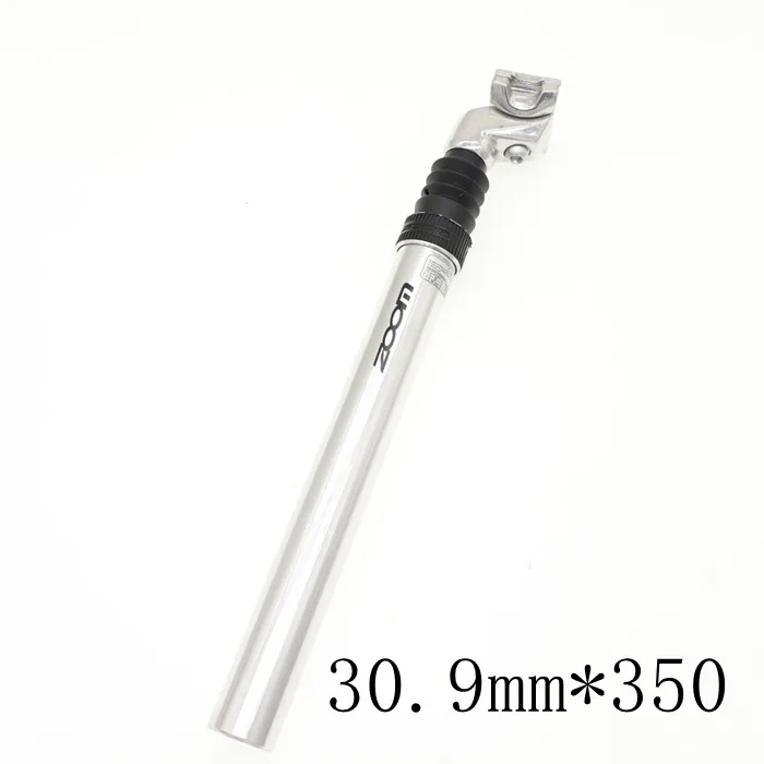 309x350mm sliver Зум Подседельный штырь для 25,4 амортизатор демпфирования Alu MTB горный велосипед Подседельный штырь 25,4 28,6 30,9 мм 350 мм - Цвет: 309x350mm sliver