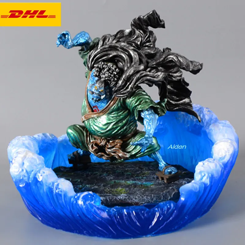 

8" ONE PIECE Statue The Straw Hat Pirates Bust Jinbe Full-Length Portrait The Sea Man GK Action Figure Collectible Model B641