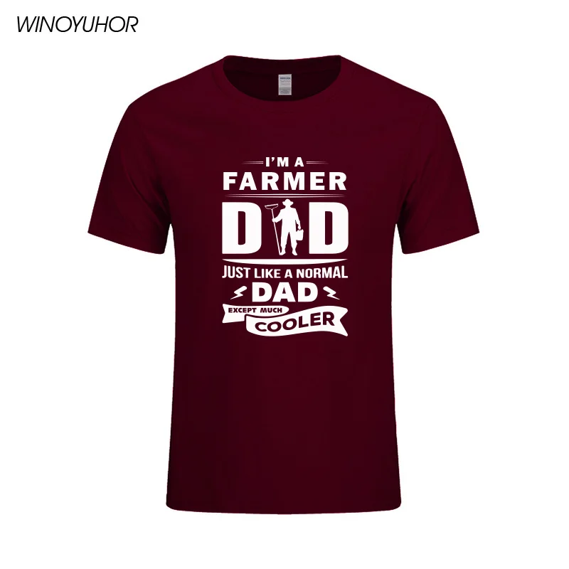 I'M A Farmer Dad Футболка мужская Забавная подарок на день отца повседневные футболки