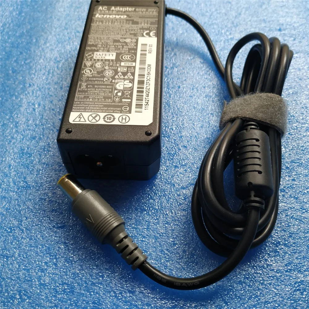 Зарядное устройство для Lenovo Thinkpad X230 X220 X201 X200 X61 65 Вт 20 в 3 25 А|20v 3.25a|ac adapter chargerac |