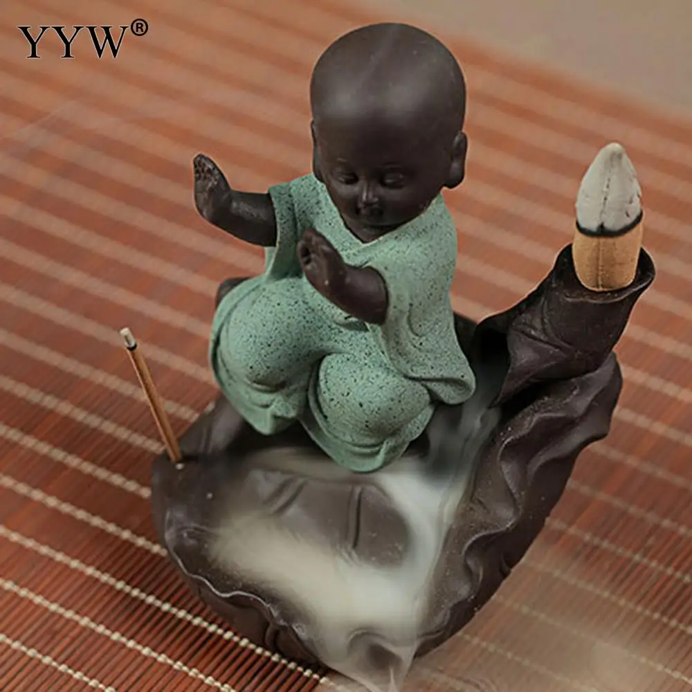 

Incense Sticks Holder Waterfall Backflow Incense Stick Cones Burner Oud Aroma Burner Encens Aromatherapy Cute Doll Home Decor