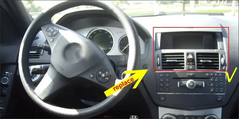 Liislee автомобильный Android gps навигационная система для Mercedes Benz C Class W204 C200 2007~ Радио Аудио Видео(без CD DVD плеера