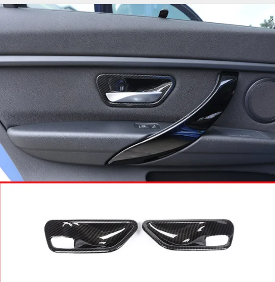 2 шт. накладки на внутреннюю ручку BMW 3 4 Series f30 f32 f35 316i 318i 320li 2013 2018|Лепнина для
