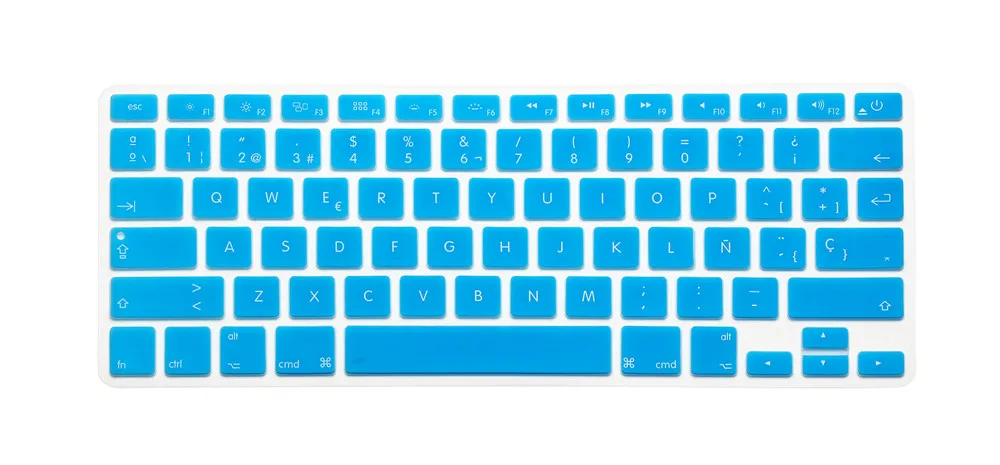 Силиконовый чехол для клавиатуры с испанской раскладкой Macbook Air Pro 13 15 17|spanish keyboard