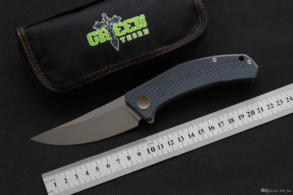 Складной нож Green thorn m390 steel TC4 титановая ручка карманный кухонный для кемпинга и