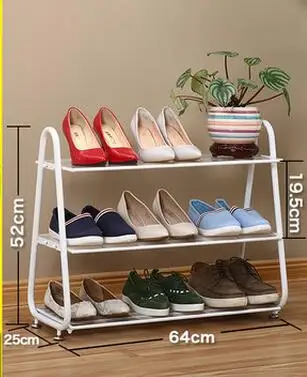 Iron dust dormitory footwear home multi - storey simple storage slippers frame modern economic shoe cabinet Shoe rack iro | Дом и сад