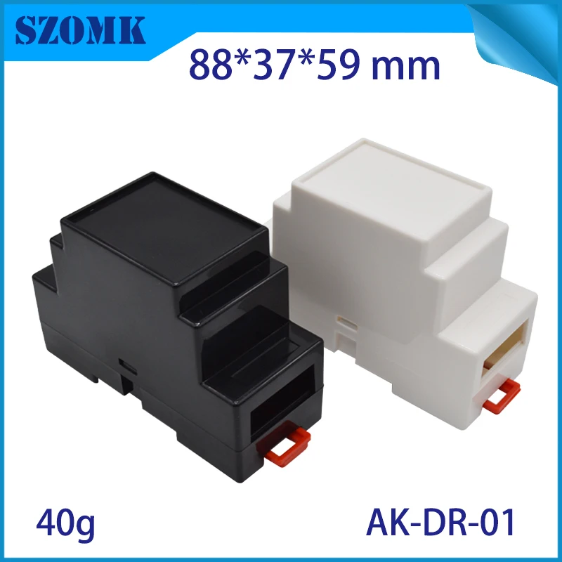 4 шт. 88*37*59 мм szomk Высококачественный Пластиковый корпус для din-рейки пластиковый